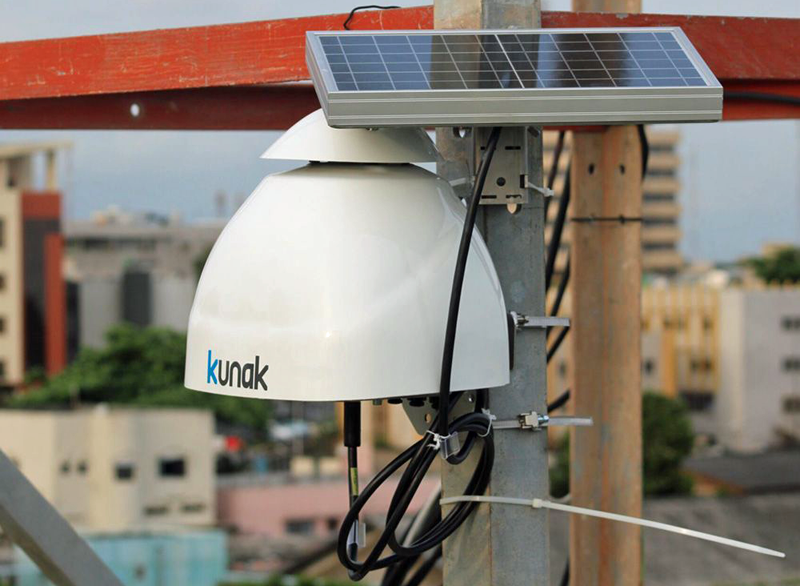 estaciones Kunak AIR Pro en el Puerto de Cotonú
