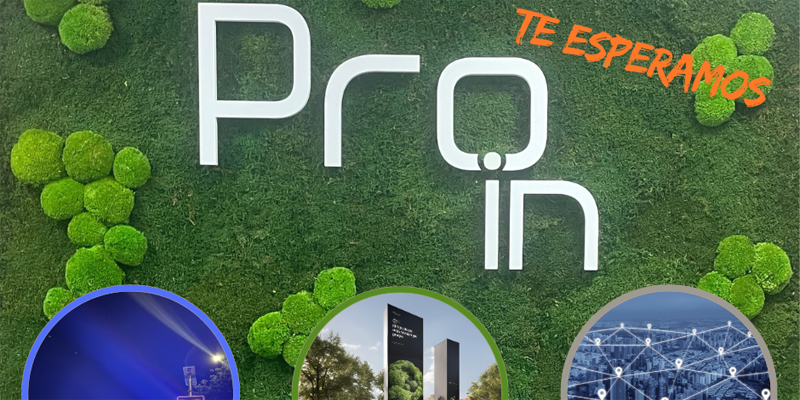 Las soluciones de PROIN se mostrarán en Greencities & S-Moving 2024