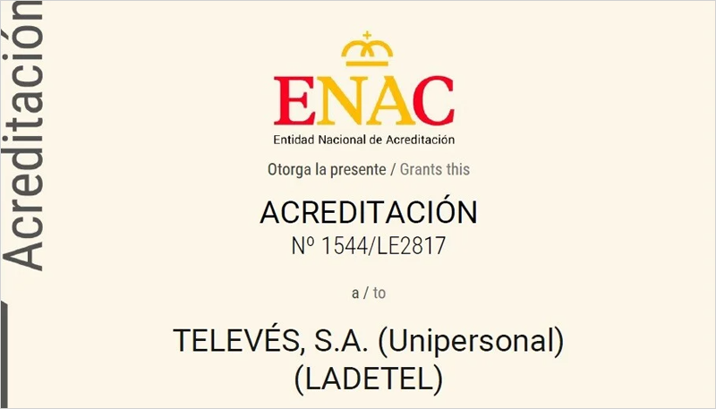 El laboratorio de Televés obtiene la acreditación de ENAC para ensayos Nb de variación de temperatura