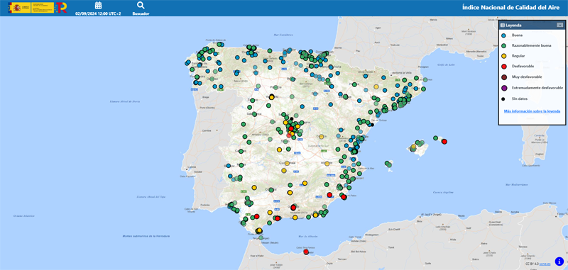 aplicación móvil para visualizar el Índice Nacional de Calidad del Aire 