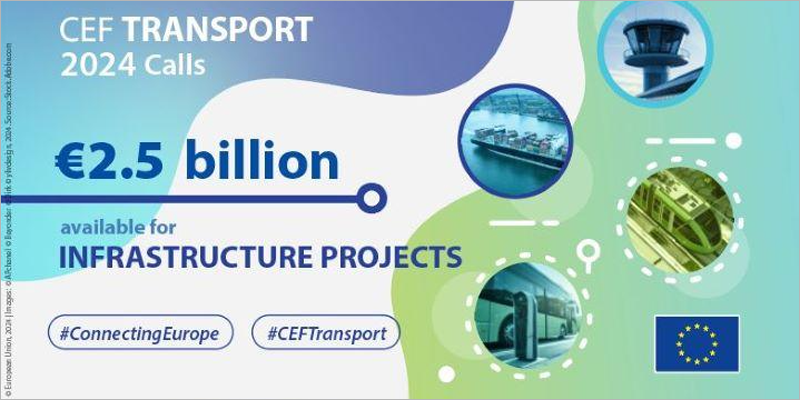 Nuevas convocatorias del mecanismo europeo CEF para el transporte