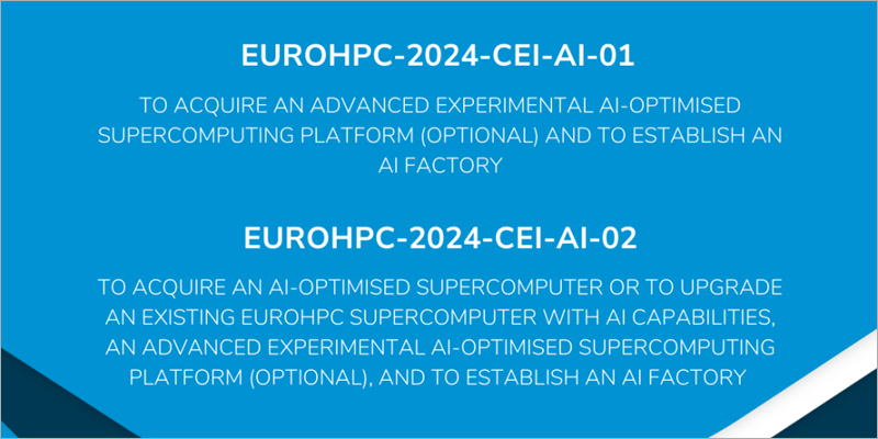 Convocatoria europea para la creación de fábricas de inteligencia artificial