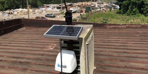 Control de emisiones y olores en un vertedero de Ciudad de Panamá y su entorno con estaciones de Kunak