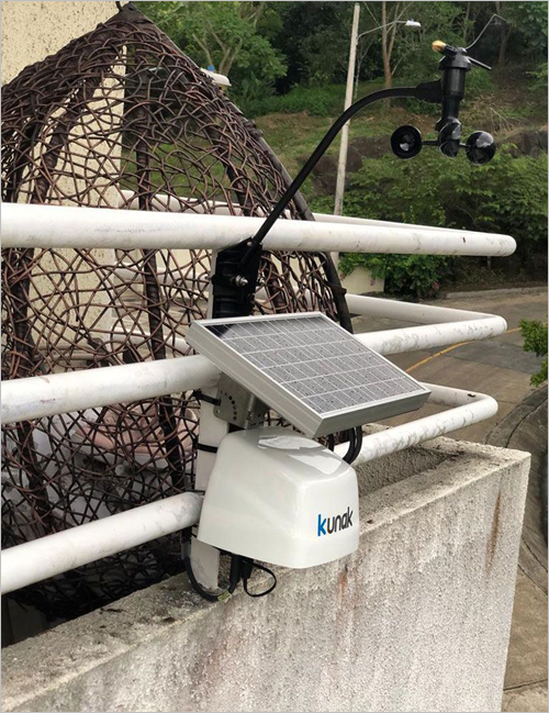 red de estaciones de monitoreo de la calidad del aire Kunak AIR Lite en el vertedero de Cerro Patacón de Ciudad de Panamá