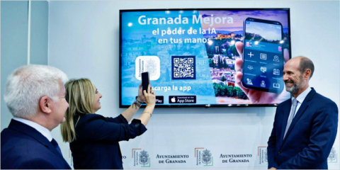 La app municipal Granada Mejora incorpora la inteligencia artificial para agilizar el tiempo de respuesta