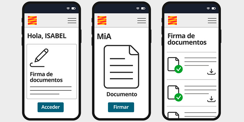 El espacio de relación digital con el Gobierno de Aragón MiA simplifica la firma electrónica