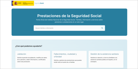 El nuevo portal online de la Seguridad Social facilita el acceso a trámites, información y servicios