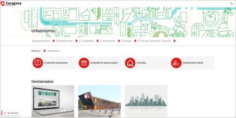 El nuevo espacio web de Urbanismo del Ayuntamiento de Zaragoza facilitará los trámites online