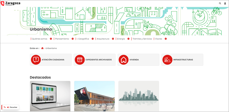 El nuevo espacio web de Urbanismo del Ayuntamiento de Zaragoza facilitará los trámites