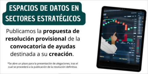 Las ayudas para crear espacios de datos en sectores estratégicos se destinan a 90 proyectos