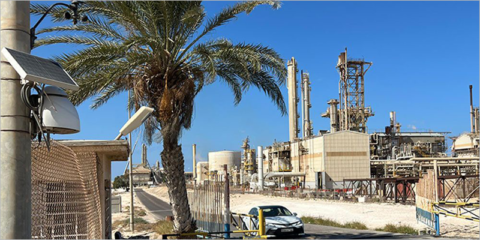 Las estaciones de Kunak controlan la calidad del aire en una planta libia de fertilizantes y sus alrededores