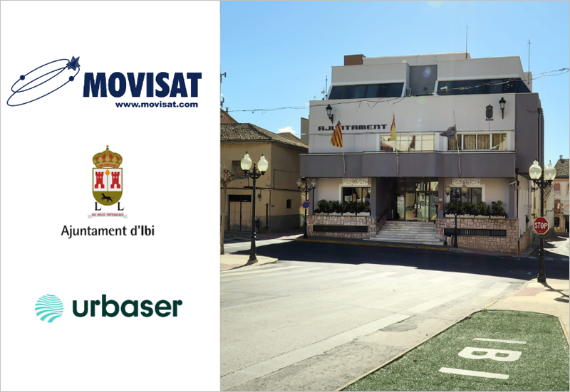 soluciones tecnológicas de MOVISAT para la limpieza de las calles de Ibi