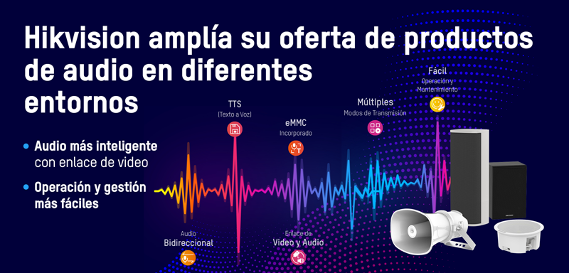 soluciones de audio de Hikvision