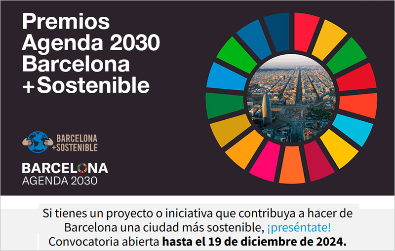 tercera edición de los Premios Agenda 2030 Barcelona + Sostenible