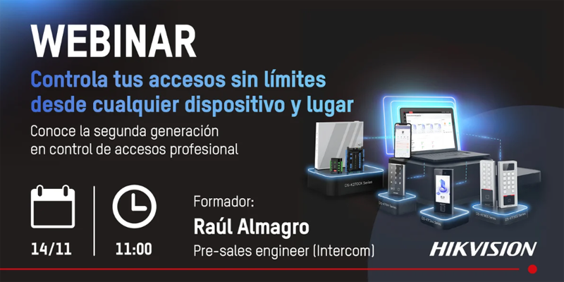 Webinar de Hikvision sobre la nueva generación de control de accesos profesional