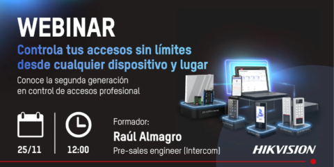 Nuevo webinar de Hikvision sobre la segunda generación de control de accesos profesional