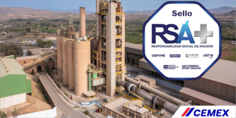 La planta de Cemex en Morata de Jalón renueva el sello RSA+ por su compromiso con la sostenibilidad