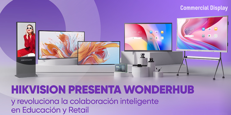 Pantallas interactivas WonderHub de Hikvision