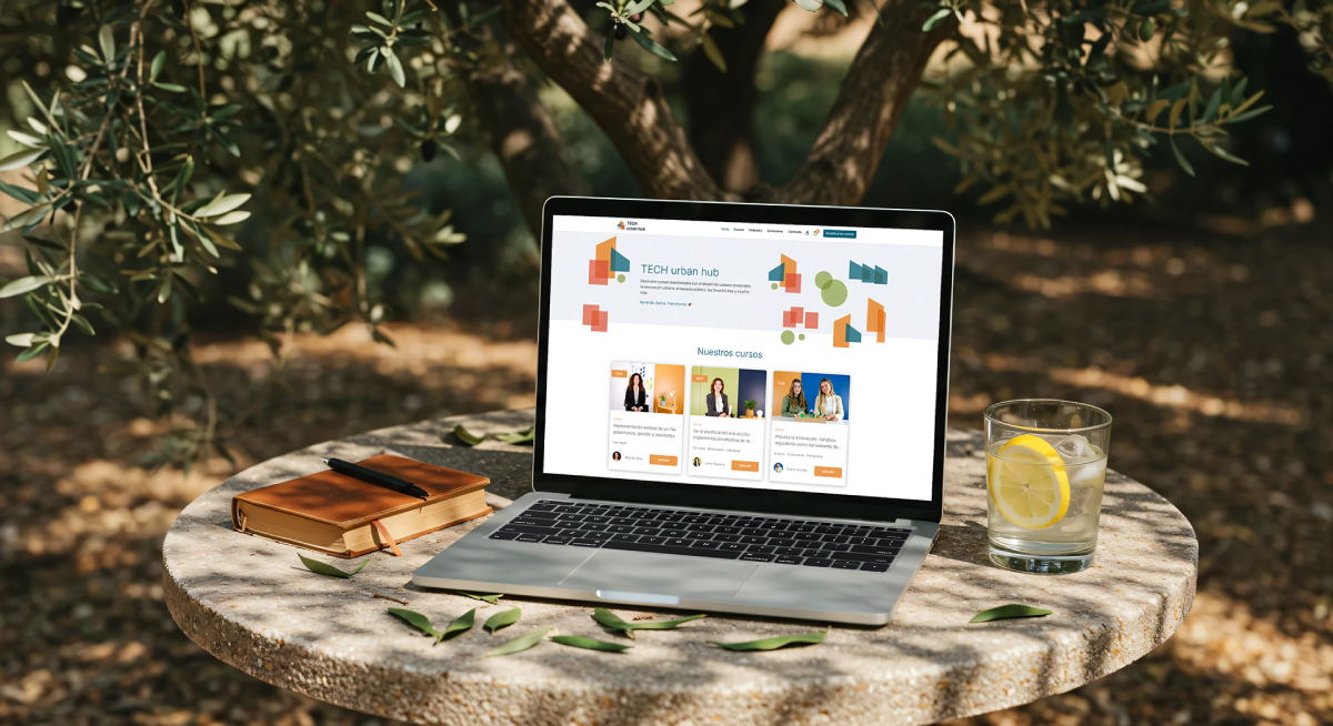 TECH urban hub ofrece un espacio de formación online con contenidos especializados para profesionales y entidades vinculados a la transformación urbana y territorial.