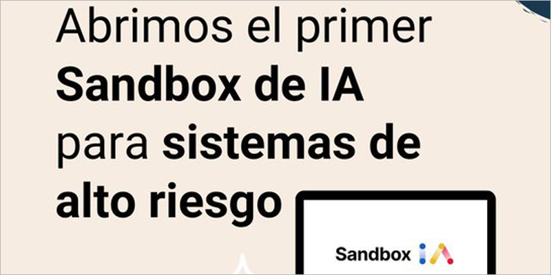 Convocatoria del sandbox de inteligencia artificial para sistemas de alto riesgo