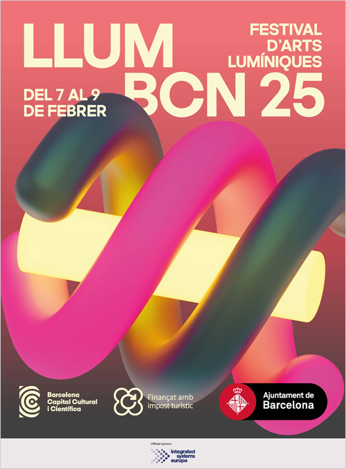 ISE colabora con el festival Llum BCN 2025 fusionando creatividad y tecnología