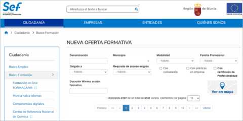 Más de 1,3 millones para formar a los murcianos en los perfiles digitales más demandados