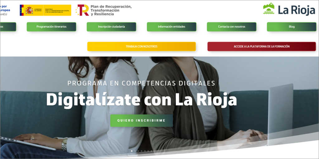 Proyecto Digitalízate con La Rioja.