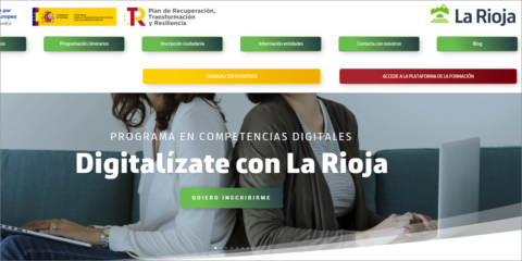 El proyecto ‘Digitalízate con La Rioja’ refuerza la formación en competencias digitales