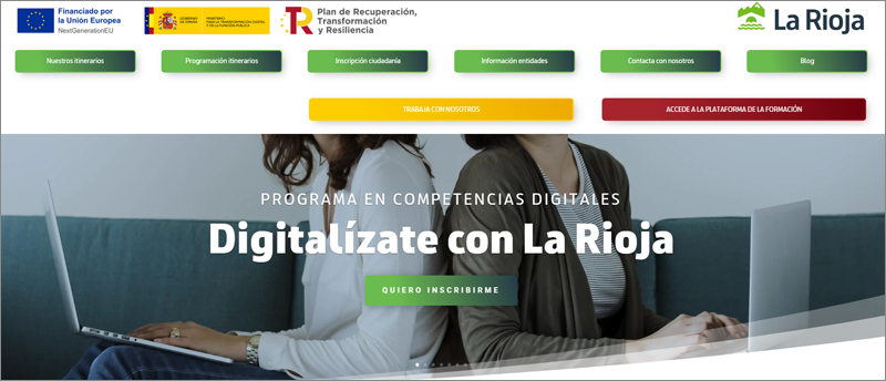 Proyecto Digitalízate con La Rioja.