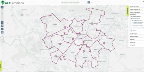 El Ayuntamiento de Pamplona actualizará el sistema de información geográfica de la ciudad