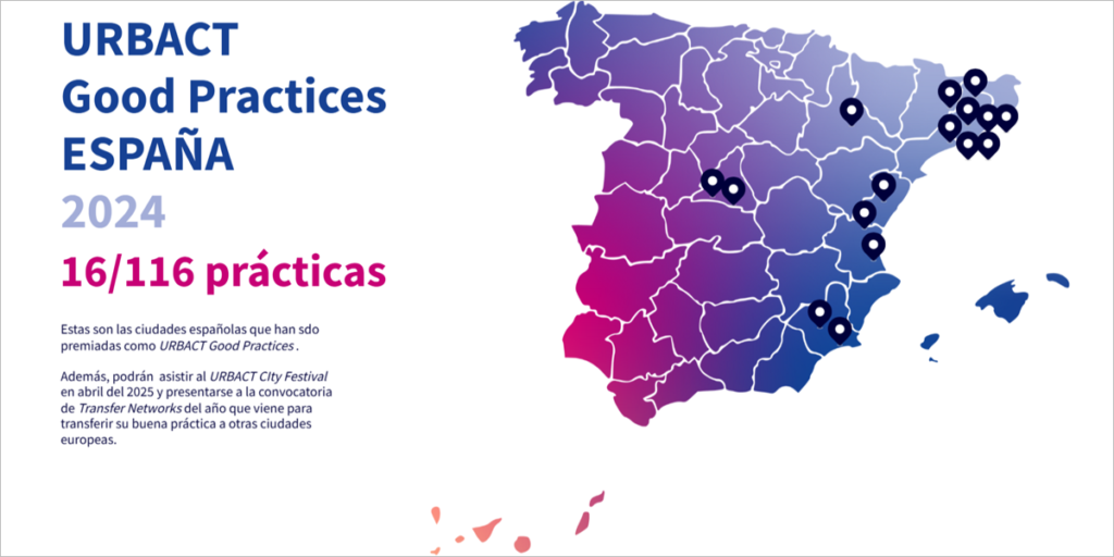 Un total de 16 iniciativas españolas, entre las buenas prácticas locales de desarrollo urbano sostenible del programa europeo Urbact