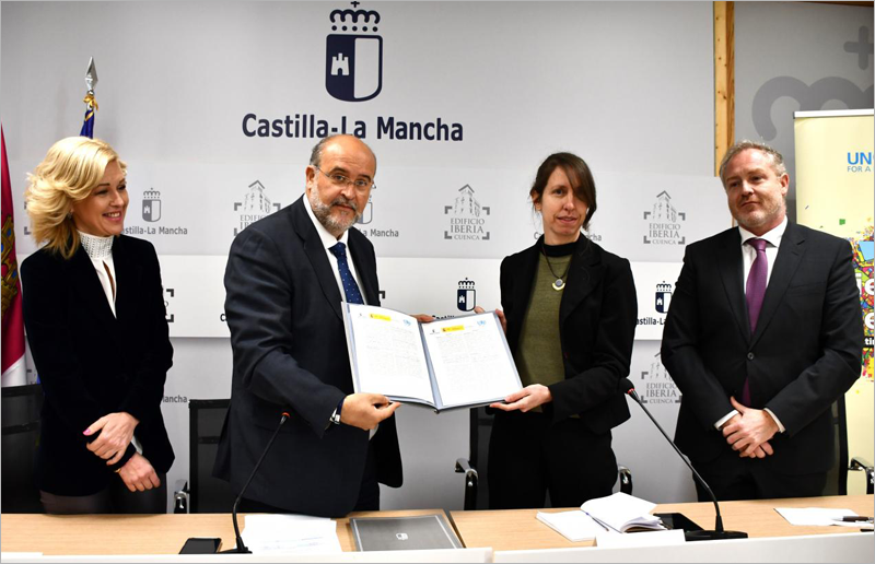 Convenio entre ONU-Habitat y Castilla-La Mancha para el desarrollo urbano sostenible de zonas despobladas