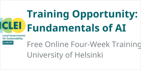 ICLEI Europa lanza una formación en IA para reforzar la acción climática en las ciudades europeas