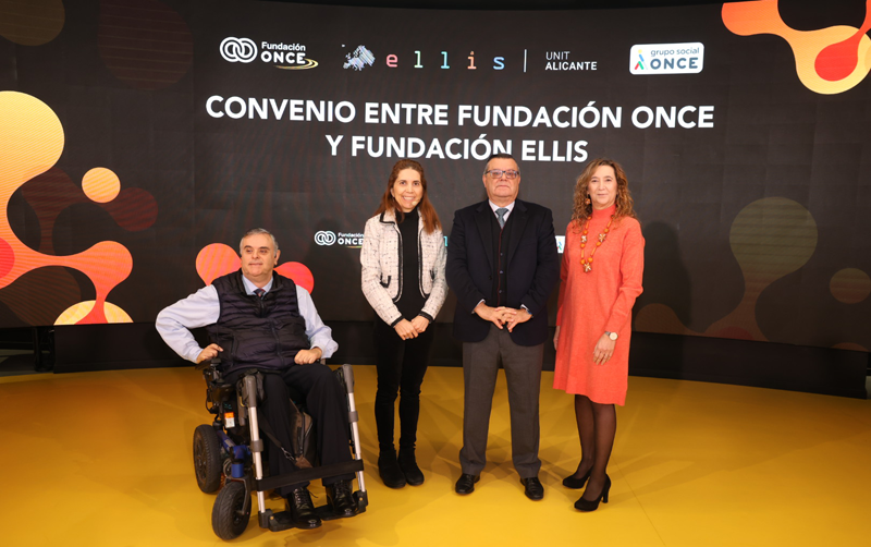 Fundación ONCE y ELLIS Alicante colaborarán para mejorar la accesibilidad a través de la IA