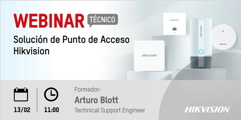 Hikvision organiza un webinar técnico sobre su solución de punto de acceso