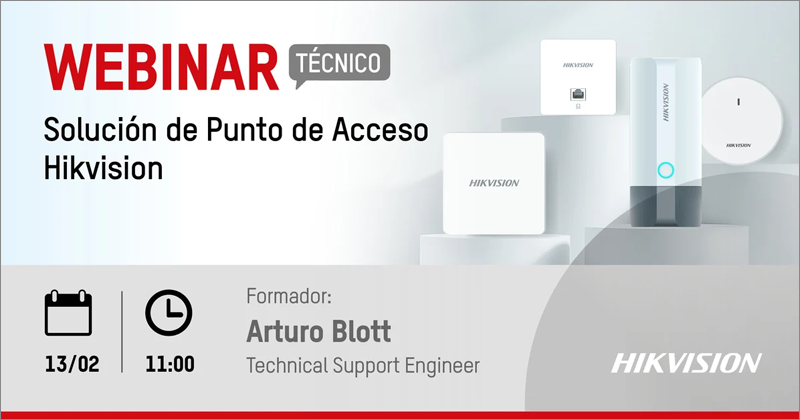 webinar técnico sobre la solución de punto de acceso de Hikvision