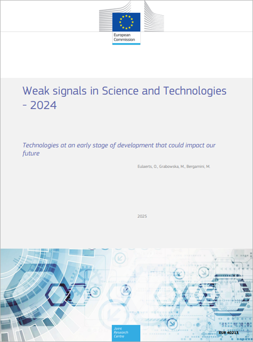 informe del JRC sobre las tecnologías emergentes que darán forma al futuro de Europa