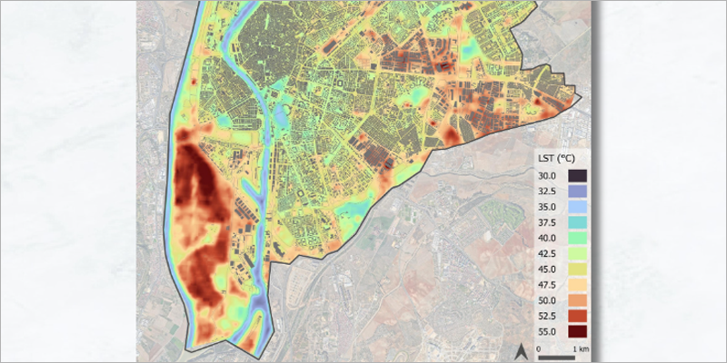 metodología para detectar las zonas urbanas más cálidas