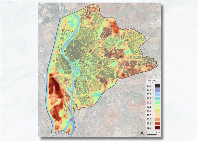 Investigadores desarrollan una metodología para detectar las zonas urbanas más cálidas