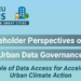 Nuevo informe sobre perspectivas en torno a la gobernanza de datos urbanos en la Unión Europea
