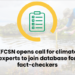 Convocatoria de expertos en clima para colaborar con verificadores de datos y combatir la desinformación
