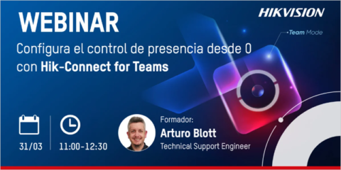 Webinar sobre la configuración del control de presencia con Hik-Connect for Teams de Hikvision