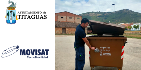 Titaguas fortalece la recogida separada de residuos con la tecnología EcoLock IoT de MOVISAT