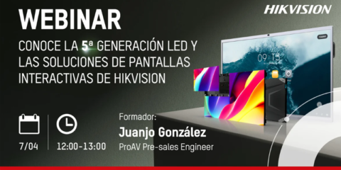 Hikvision organiza un webinar sobre sus pantallas LED y soluciones interactivas