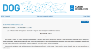 Ley de Inteligencia Artificial de Galicia
