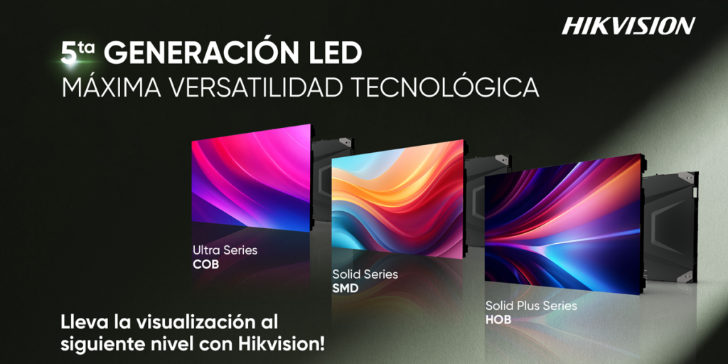 La 5ª generación de pantallas LED de Hikvision combina alta calidad visual, tecnología avanzada y sostenibilidad
