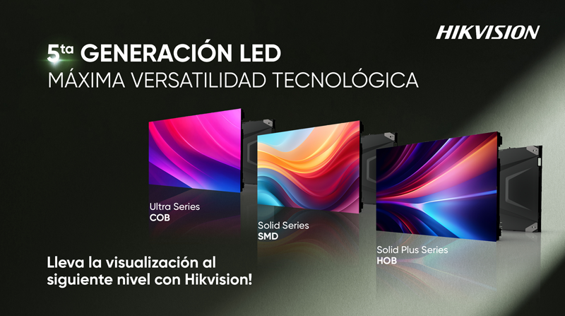 5ª generación de pantallas LED de Hikvision