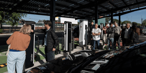El área de movilidad multimodal de Las Rozas dispone de cargadores para vehículos eléctricos