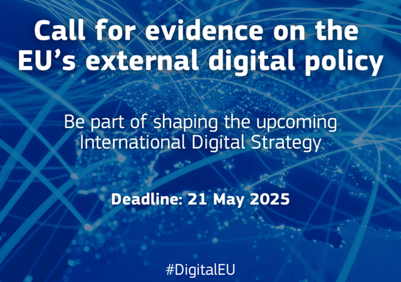 Convocatoria de evidencias para configurar la futura política digital exterior de la Unión Europea