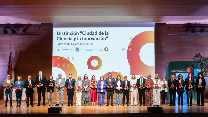 acto de entrega de las distinciones de ‘Ciudad de la Ciencia y la Innovación’